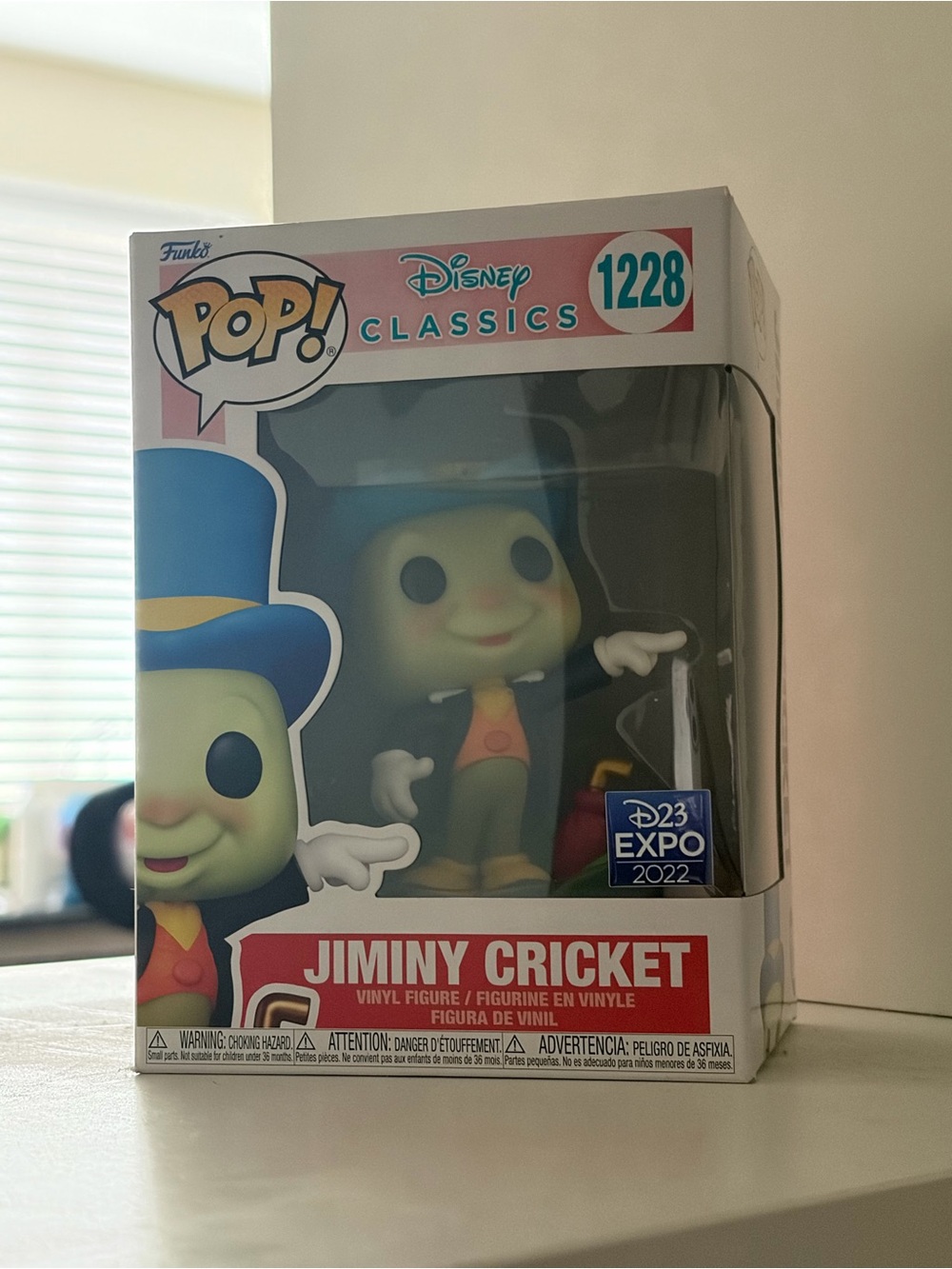 Funko Jiminy Cricket Pop! Vinyl Figure - Green, Blue, Yellow, Red